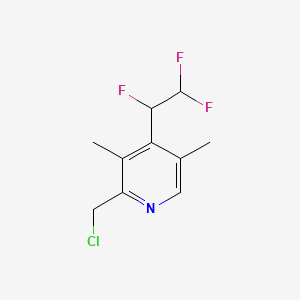 2-(Chloromethyl)-3,5-dimethyl-4-(1,2,2-trifluoroethyl)pyridine