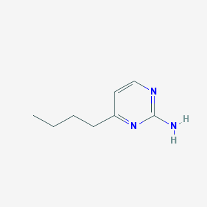 molecular formula C8H13N3 B1374423 4-Butylpyrimidin-2-amine CAS No. 30537-99-6