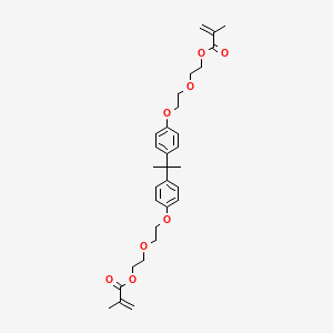 (1-Methylethylidene)bis(4,1-phenyleneoxy-2,1-ethanediyloxy-2,1-ethanediyl) bismethacrylate