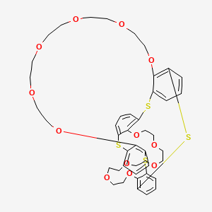 molecular formula C44H52O12S4 B13744313 Cesium Ionophore III 