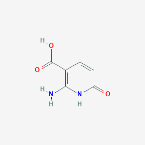 molecular formula C6H6N2O3 B1374435 2-Amino-6-hydroxypyridine-3-carboxylic acid CAS No. 1534923-38-0