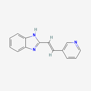 2-[(E)-2-pyridin-3-ylethenyl]-1H-benzimidazole