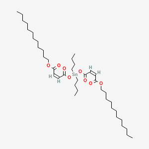 5,7,12-Trioxa-6-stannatetracosa-2,9-dienoic acid, 6,6-dibutyl-4,8,11-trioxo-, dodecyl ester, (Z,Z)-