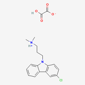 Carbazole, 3-chloro-9-(3-dimethylaminopropyl)-, oxalate