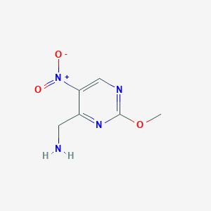 molecular formula C6H8N4O3 B13744527 (2-Methoxy-5-nitro-pyrimidin-4-yl)-methyl-amine 