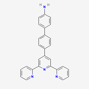 4-[4-(2,6-dipyridin-2-ylpyridin-4-yl)phenyl]aniline