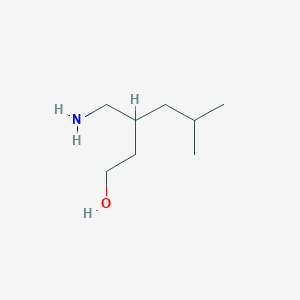 molecular formula C8H19NO B1374465 3-(氨甲基)-5-甲基己醇 CAS No. 1354952-15-0