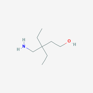 molecular formula C8H19NO B1374470 3-(氨甲基)-3-乙基戊醇 CAS No. 1354954-41-8