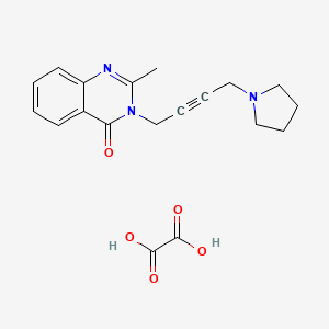 2-Methyl-3-(4-(1-pyrrolidinyl)-2-butynyl)-4(3H)-quinazolinone oxalate