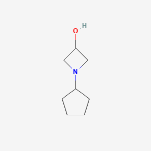 B1374475 1-Cyclopentylazetidin-3-ol CAS No. 1201582-92-4