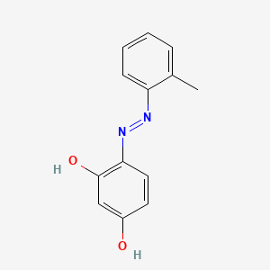 molecular formula C13H12N2O2 B13744750 4-(o-Tolylazo)resorcinol CAS No. 34191-31-6