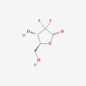 (4S,5R)-3,3-difluoro-4-hydroxy-5-(hydroxymethyl)oxolan-2-one