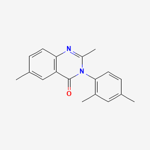 4(3H)-Quinazolinone, 3-(2,4-dimethylphenyl)-2,6-dimethyl-