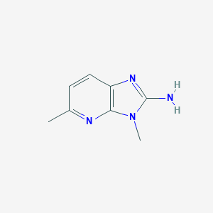 molecular formula C8H10N4 B137448 3,5-Dimethyl-3H-imidazo[4,5-b]pyridin-2-amine CAS No. 155789-83-6