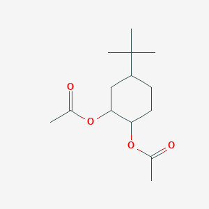 molecular formula C14H24O4 B13744812 (2-acetyloxy-4-tert-butylcyclohexyl) acetate CAS No. 36736-20-6