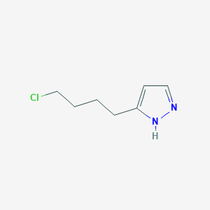 5-(4-chlorobutyl)-1H-pyrazole