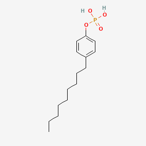 molecular formula C15H25O4P B13744871 p-Nonylphenyl dihydrogen phosphate CAS No. 34332-96-2