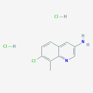 3-Amino-7-chloro-8-methylquinoline dihydrochloride