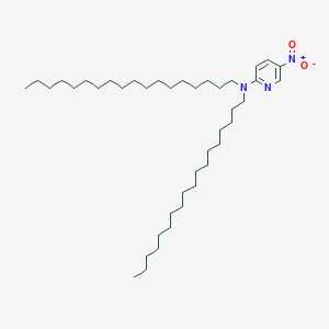 molecular formula C41H77N3O2 B13744939 2-N,N-bis-(Octadecyl)amino-5-nitropyridine 