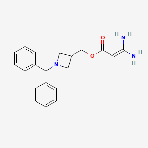 (1-Benzhydrylazetidin-3-yl)methyl 3,3-diaminoprop-2-enoate