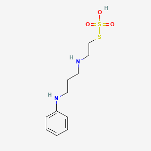 [3-(2-Sulfosulfanylethylamino)propylamino]benzene