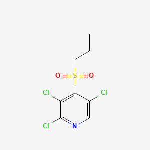 2,3,5-Trichloro-4-(propylsulfonyl)pyridine