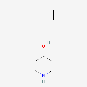 Bicyclo[2.2.0]hexa-1(4),2,5-triene;piperidin-4-ol