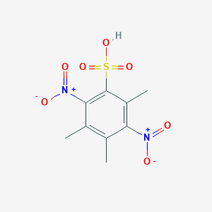 2,4,5-Trimethyl-3,6-dinitrobenzene-1-sulfonic acid