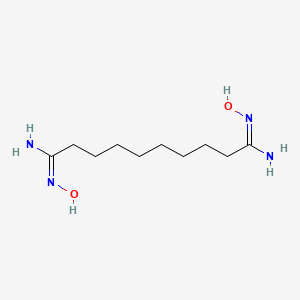 molecular formula C10H22N4O2 B13745111 1,8-Diamidoximoctane 