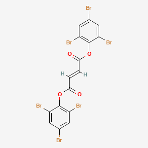 molecular formula C16H6Br6O4 B13745118 Bis(2,4,6-tribromophenyl) fumarate CAS No. 24138-34-9