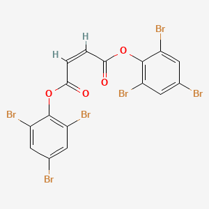 molecular formula C16H6Br6O4 B13745141 Bis-(2,4,6-tribromophenyl)maleate CAS No. 68084-32-2