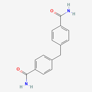 4-((4-Carbamoylphenyl)methyl)benzamide