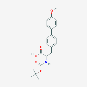 3-[4-(4-Methoxyphenyl)phenyl]-2-[(2-methylpropan-2-yl)oxycarbonylamino]propanoic acid