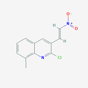 E-2-Chloro-8-methyl-3-(2-nitro)vinylquinoline