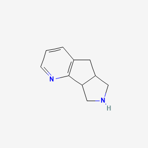 molecular formula C10H12N2 B13745243 4,12-Diazatricyclo[6.4.0.02,6]dodeca-1(8),9,11-triene CAS No. 1253654-81-7