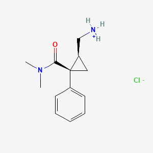 (Z)-2-(Aminomethyl)-N,N-dimethyl-1-phenylcyclopropanecarboxamide hydrochloride