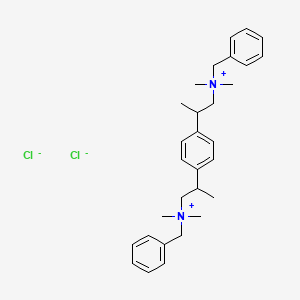 (p-Phenylenebis(1-methylethylene))bis(benzyldimethylammonium) dichloride