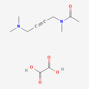 N-[4-(dimethylamino)but-2-ynyl]-N-methylacetamide;oxalic acid