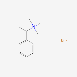 molecular formula C11H18BrN B13745375 N,N,N-Trimethyl-1-phenylethanaminium bromide CAS No. 36043-87-5