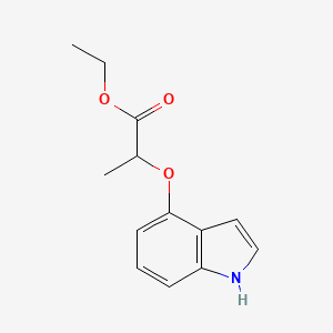 2-(1H-Indol-4-yloxy)-propionic acid ethyl ester