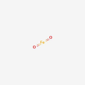 molecular formula FeO2 B13745507 Iron dioxide CAS No. 12411-15-3