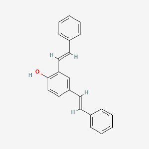 molecular formula C22H18O B13745569 2,4-Distyrylphenol CAS No. 2012-21-7