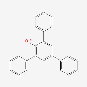 molecular formula C24H17O B13745609 2,4,6-Triphenylphenoxyl 