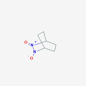 molecular formula C6H10N2O2 B13745703 2,3-Diazabicyclo(2.2.2)oct-2-ene 2,3-dioxide CAS No. 36479-80-8