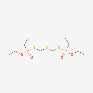 1-[[ethoxy(ethyl)phosphoryl]sulfanylmethylsulfanylmethylsulfanyl-ethylphosphoryl]oxyethane