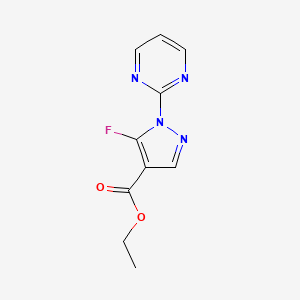 Ethyl 5-fluoro-1-(pyrimidin-2-YL)-1H-pyrazole-4-carboxylate