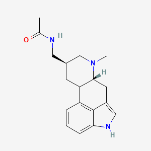 molecular formula C18H23N3O B13745797 Acetyldihydrolysergamine CAS No. 24659-80-1