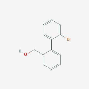 molecular formula C13H11BrO B13745817 2-Bromo-2'-(Hydroxymethyl)biphenyl 