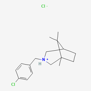 3-(p-Chlorobenzyl)-1,8,8-trimethyl-3-azabicyclo(3.2.1)octane hydrochloride