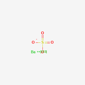 molecular formula BaO4S B13745857 Barium-133 sulfate CAS No. 34653-35-5